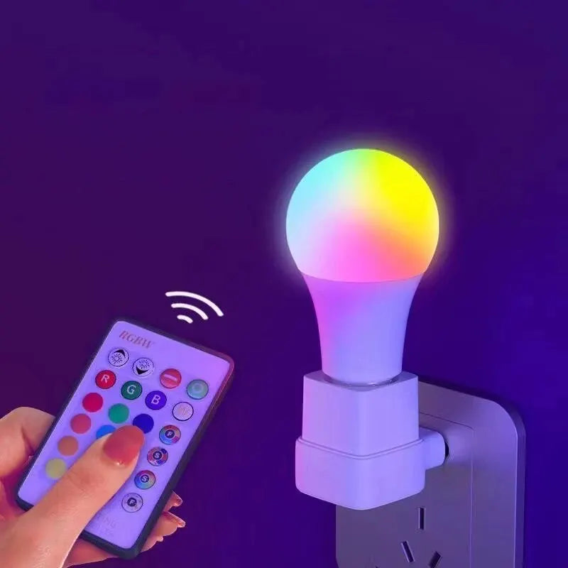 Bombilla LED RGB 16 Colores con Control Remoto – Base E27 220V