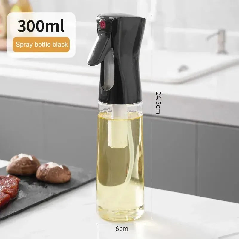 Botella Pulverizadora de Aceite 200/300/500ml | Ideal para Freidora de Aire, Cocina Saludable y Precisa