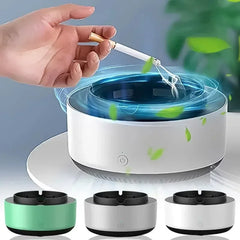 Cenicero Purificador de Aire | Elimina Humo de Segunda Mano | Portátil, Aniónico y Antiodor | Ideal para Casa o Coche