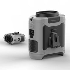 💨🔋 Ventilador Portátil de Cintura y Cuello 20000mAh – Potente, Recargable, con Luz LED y Powerbank | Ideal para Trabajos al Aire Libre y Deportes