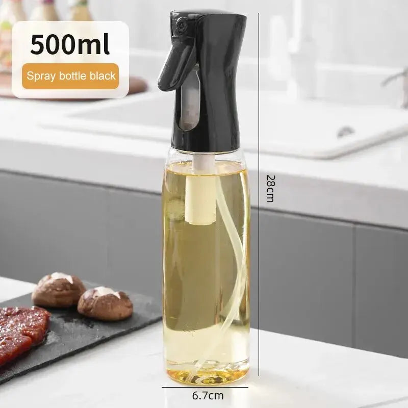 Botella Pulverizadora de Aceite 200/300/500ml | Ideal para Freidora de Aire, Cocina Saludable y Precisa