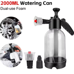 Pulverizador de Espuma Manual 2L – Limpieza de Coches a Presión | Botella de Espuma para Lavado y Desinfección