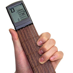 🎸🎶 Guitarra de Bolsillo para Práctica de Acordes – Entrenador Portátil con Pantalla Giratoria de Diagramas | Ideal para Principiantes y Músicos en Movimiento