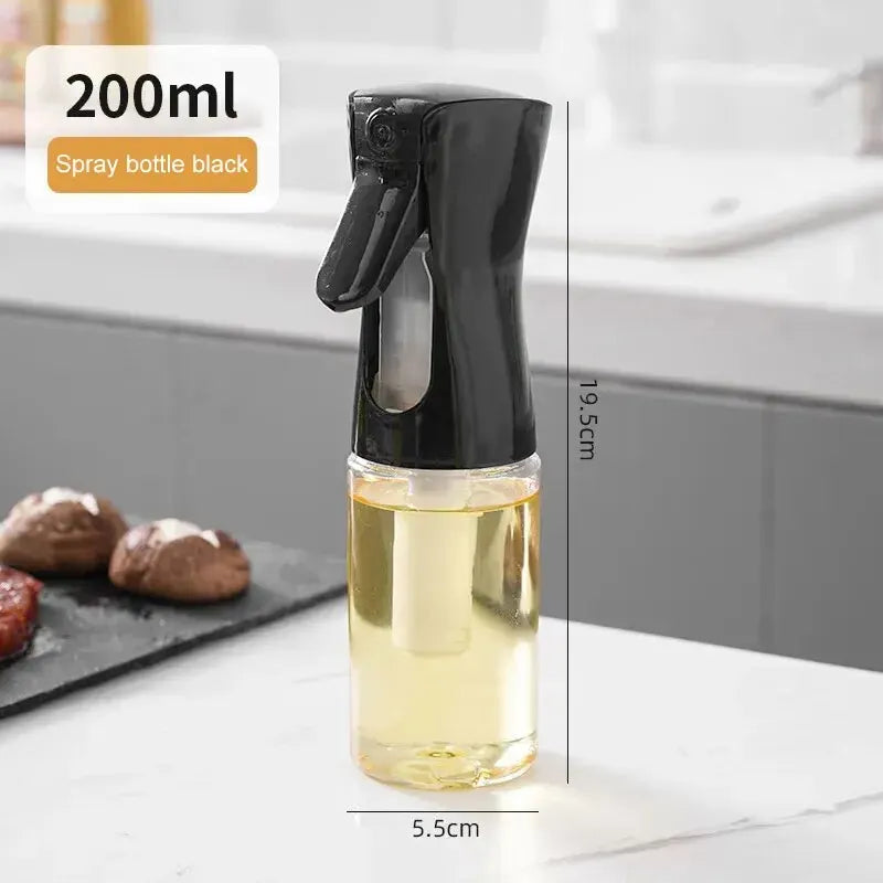 Botella Pulverizadora de Aceite 200/300/500ml | Ideal para Freidora de Aire, Cocina Saludable y Precisa