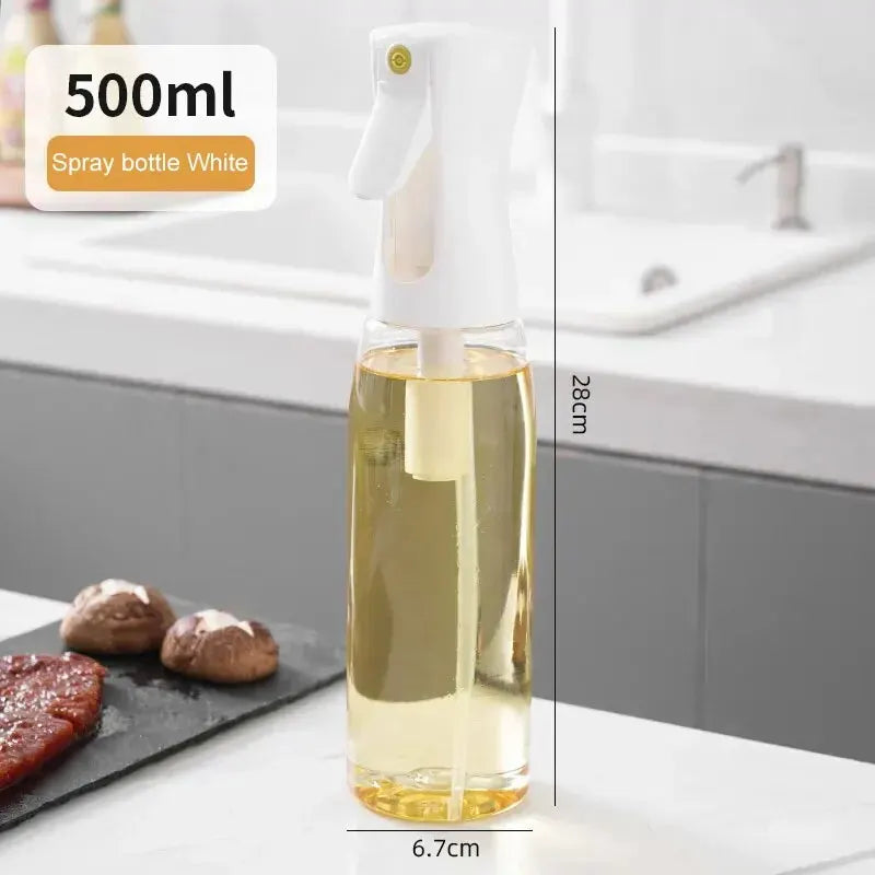 Botella Pulverizadora de Aceite 200/300/500ml | Ideal para Freidora de Aire, Cocina Saludable y Precisa